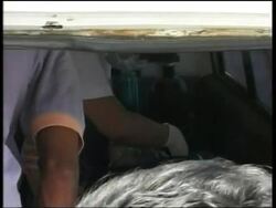 Various of aid supplies arriving News Clip