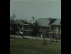 SYND 26 12 74 AFTERMATH OF CYCLONE News Clip