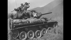 US soldiers fighting in Korea during Korean War News Clip