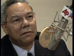 USA: WASHINGTON: COLIN POWELL WILL NOT CAMPAIGN FOR BOB DOLE News Clip