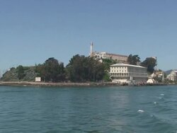 Alcatraz Island, San Francisco, California Stock Footage