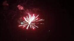 Fireworks at night,Chinese Spring Festival Stock Footage