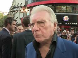 INTERVIEW: Alan Ford on Nick Love, comparing the film with 70's TV series at The Sweeney European Premiere at Vue Leicester Square on September 03, 2012 in London, England (Footage by WireImage Video/Getty Images) Stock Footage