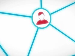 Social Network Connection Stock Footage