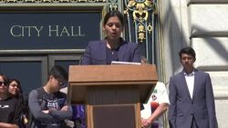 Protesters compare travel ban to dark US periods News Clip