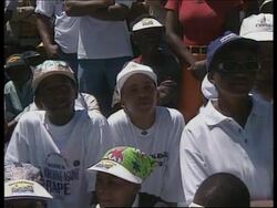 SOUTH AFRICA: LOW TURNOUT FOR ANTI VIOLENCE RALLY News Clip