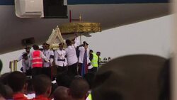 CLEAN : Cambodian ex-king returns home to sea News Clip