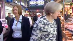 Theresa May on the campaign trail on the final day of campaigning before the General Election News Clip