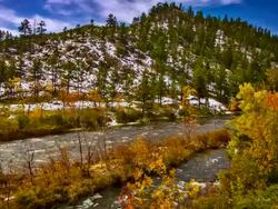 Mountain river Stock Footage