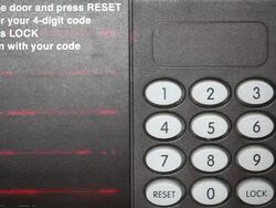 Close Safe Box Stock Footage