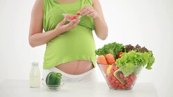 Healthy pregnant women. Stock Footage