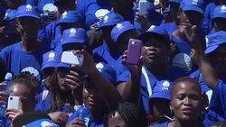 CLEAN : S Africas Democratic Alliance opposition holds march News Clip