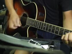 Acoutic Guitarist Stock Footage