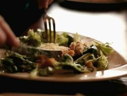 Chicken Dinner Stock Footage