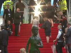 Harry Potter And The Half-Blood Prince World Premiere Stock Footage