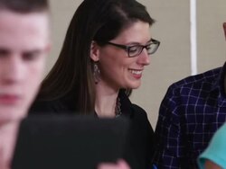 High School students in a classroom. Stock Footage