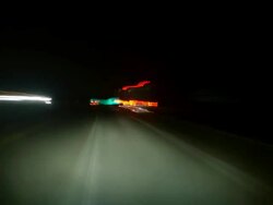Travel 100 miles in 20 seconds highway timelapse Stock Footage