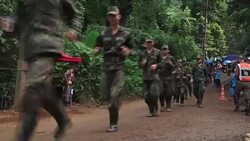 Thailand Cave Rescue - soldiers News Clip