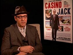 INTERVIEW: Kevin Spacey on doing impressions in the film at the 'Casino Jack' Interview with Kevin Spacey at Los Angeles CA. (Footage by WireImage Video/GettyImages) Stock Footage