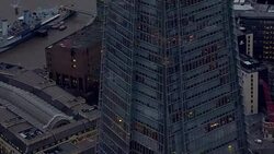 The Shard aerials at dusk News Clip