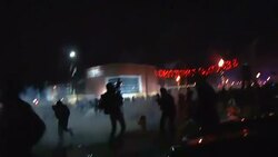An AP cameraman was caught in the middle of smoke as police in Ferguson, Missouri tried to control the crowds following the announcement that officer Darrin Wilson will not be indicted in the death of Michael Brown. (Nov. 24) Instructional Video