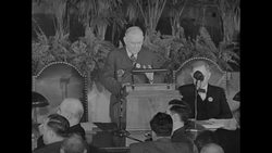 President of American Federation of Labor William Green speaks at labor and management gathering in Washington News Clip