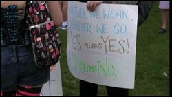 Holding signs and chanting "We love sluts!" approximately 2,000 protesters marched Saturday in Boston, as the city officially become the latest to join an international series of protests against sexism and rape known as "SlutWalks." News Clip