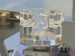 Shot of motion control system at international motion control exhibition Stock Footage