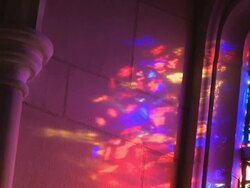 Stained Glass Window #1 Stock Footage