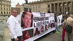 CLEAN : Demonstration for release of missing journalists in Colombia News Clip