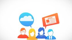 Social Networking Stock Footage