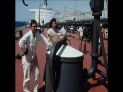 SYND 18-6-71 ISRAELI CHARTERED OIL TANKER PULLS INTO EILAT PORT AFTER BEING ATTACKED BY ROCKET-FIRE Instructional Video