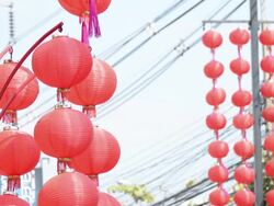 Chinese lanterns Stock Footage