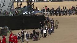 Veterans saluted at Horseguards Parade News Clip