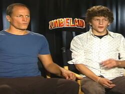 INTERVIEW: Jesse Eisenberg and Woody Harrelson on Stock Footage