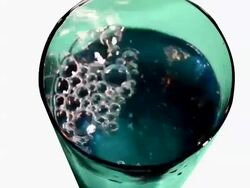 Pouring Water in Glass Isolated Stock Footage