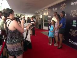 Quvenzhane Wallis at Fox Searchlight Pictures And Cinereach Present 'Beasts Of The Southern Wild' Premiere & Party, New Orleans, Louisiana, 06/25/12. Stock Footage