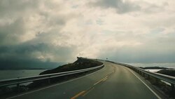 Road in Norway Stock Footage