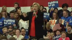 Hillary Clinton Unveiling $10 Billion Plan News Clip