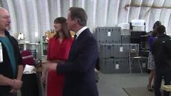 David Cameron being visits Game of Thrones Set News Clip