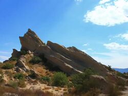 Vasquez Rocks - HD Timelapse Video Stock Footage