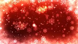 Abstract Red Snowflakes Christmas Background Stock Footage
