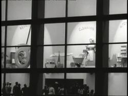 Visitors enjoy the sites at the 1939 World's Fair in Flushing Meadows, Queens, New York City, New York. News Clip