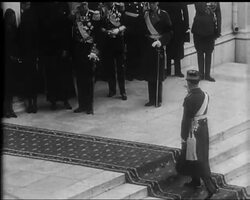 Funeral of Prince Nicholas of Greece. News Clip