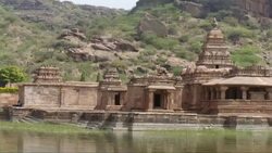 Ancient Temple in South India Bhutanatha Temple Stock Footage