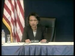 WRAP Rice presser, Zebari comment, UK FM, Amr Moussa News Clip