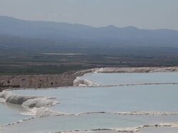 HD: Cotton Castle 'Pamukkale' Stock Footage