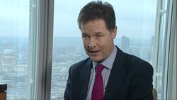 Nick Clegg interview on economic plans News Clip