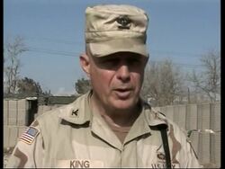 Briefing on new fighting, file of renegade leader News Clip