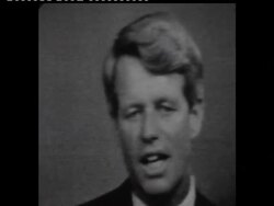 SYND 2-6-68 PART OF A US PRESIDENTIAL DEBATE BETWEEN EUGENE MCCARTHY AND ROBERT KENNEDY News Clip